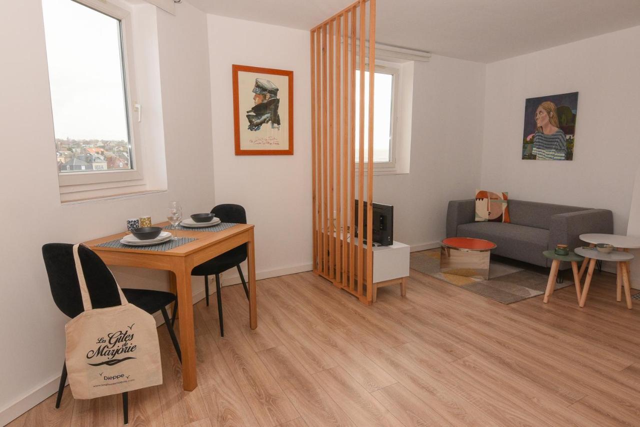 La Belle Vue Appartement 2 Personnes Vue Port Dieppe Exteriör bild